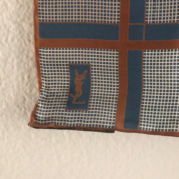 Yves Saint Laurent Silk Scarf: Paris New York - Picture 2 of 4